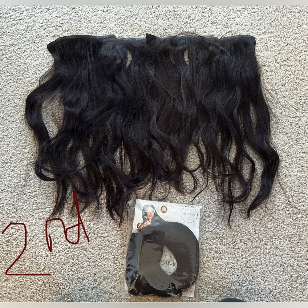 Bellami Silk Seam Extensions in Off Black #1B